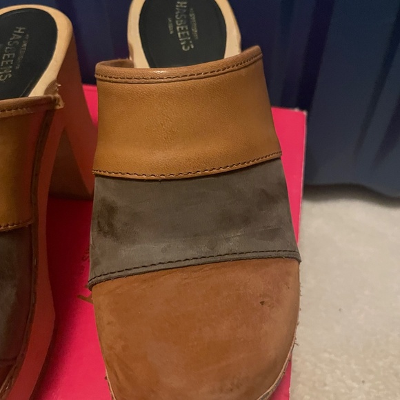 Swedish Hasbeens wooden clogs - Picture 4 of 7